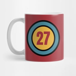 The Number 27 - twenty seven - twenty seventh - 27th Mug